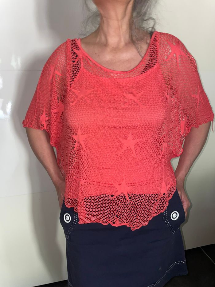 Tee-shirt corail