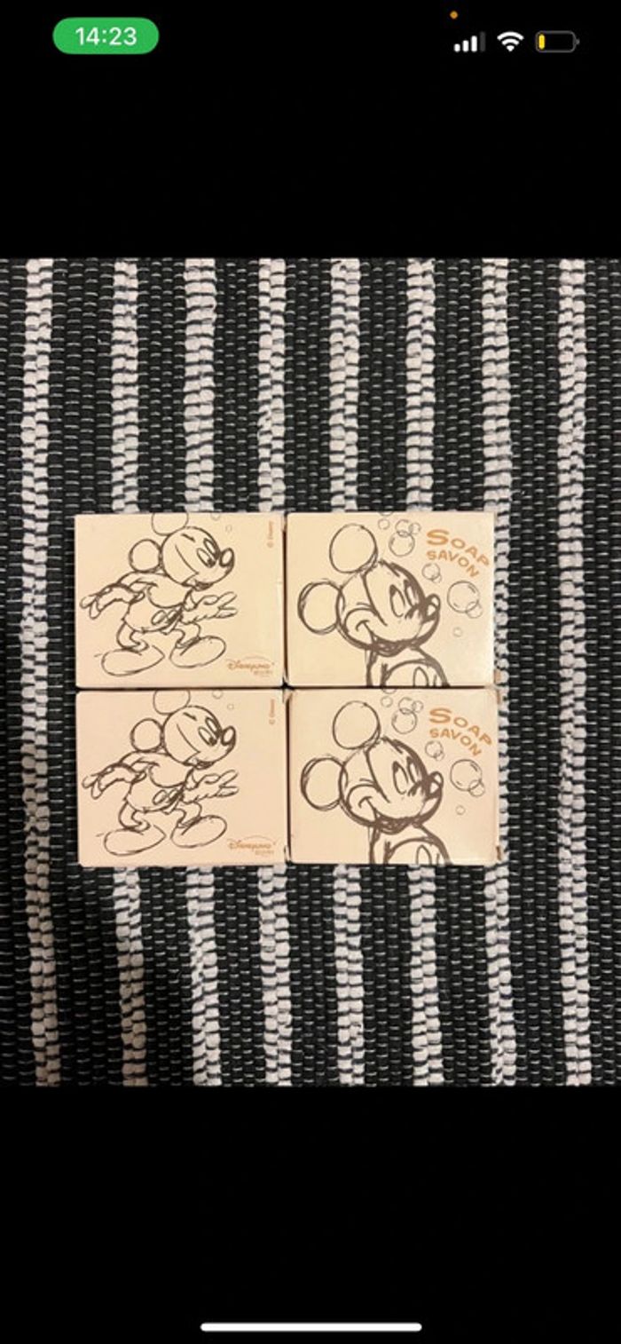 Lot de savons Disney