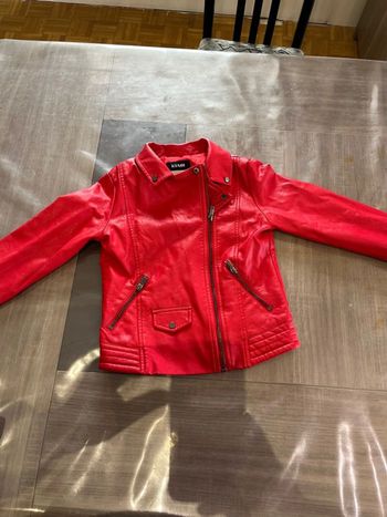 Veste imitation cuir 8 ans