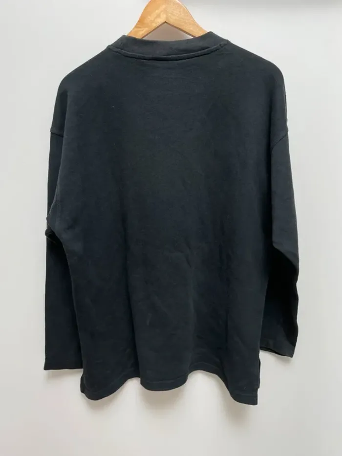 NBA Basketball Vintage Nutmeg Chicago Bulls Black Sweater Mens M Made in Portugal 🇵🇹 - photo numéro 12