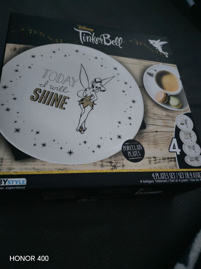 Assiette la fée clochette