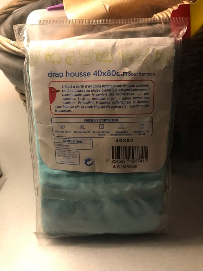 Drap pour berceau . Neuf - photo numéro 2