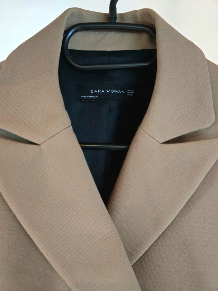 Manteau veste marron Zara - photo numéro 4
