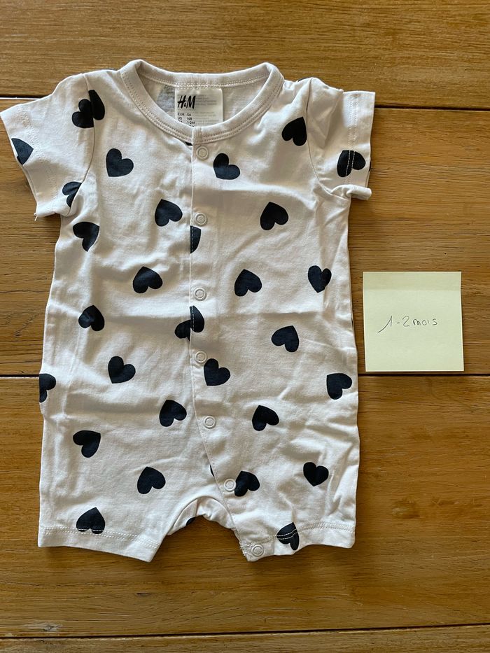 Combinaison H&m cœur
