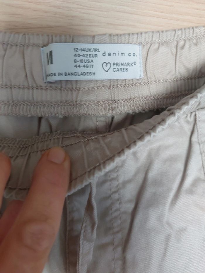 Pantalon beige détente confortable - photo numéro 3