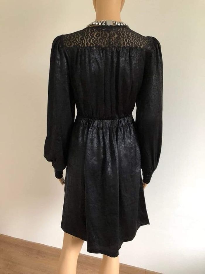 Robe noire neuve à manches longues Breal taille 38 (valeur 60€) - photo numéro 4