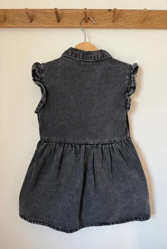 Robe en jean noir Zeeman - photo numéro 2