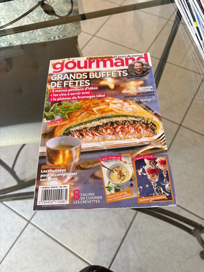 Livre de cuisine gourmand grands buffets de fêtes