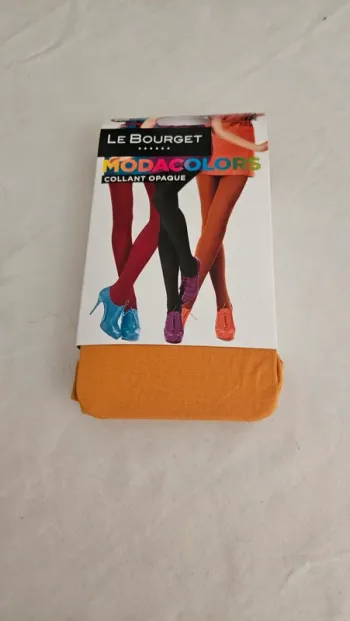 Collant opaque Le Bourget Modacolors - Ocre- Taille 1/2 - 50D