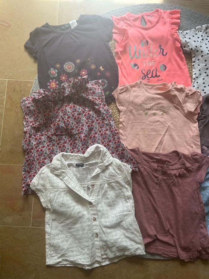 Lot de 9 tee-shirts fille 24 mois - photo numéro 3