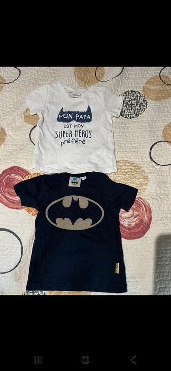 Lots de 2 teeshirt