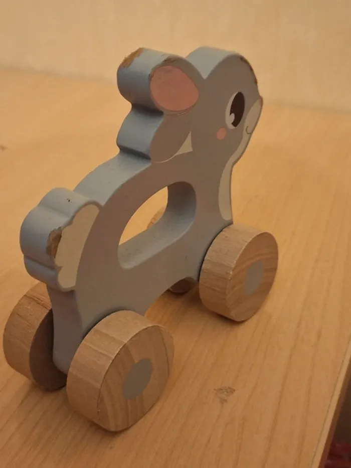 lapin en bois - photo numéro 2