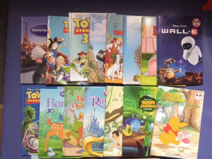 Livres disney, différents titres, mickey club du livre, Dumbo, nemo, toy story, 201 dalmatien, walle, Aladin, ratatouille, volt, cendrillon, fee clochette - photo numéro 2