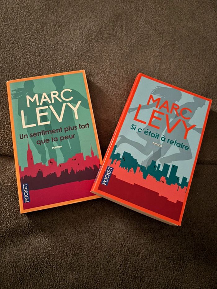 Lot de 2 livres Marc Lévy - Poche - Très bon état