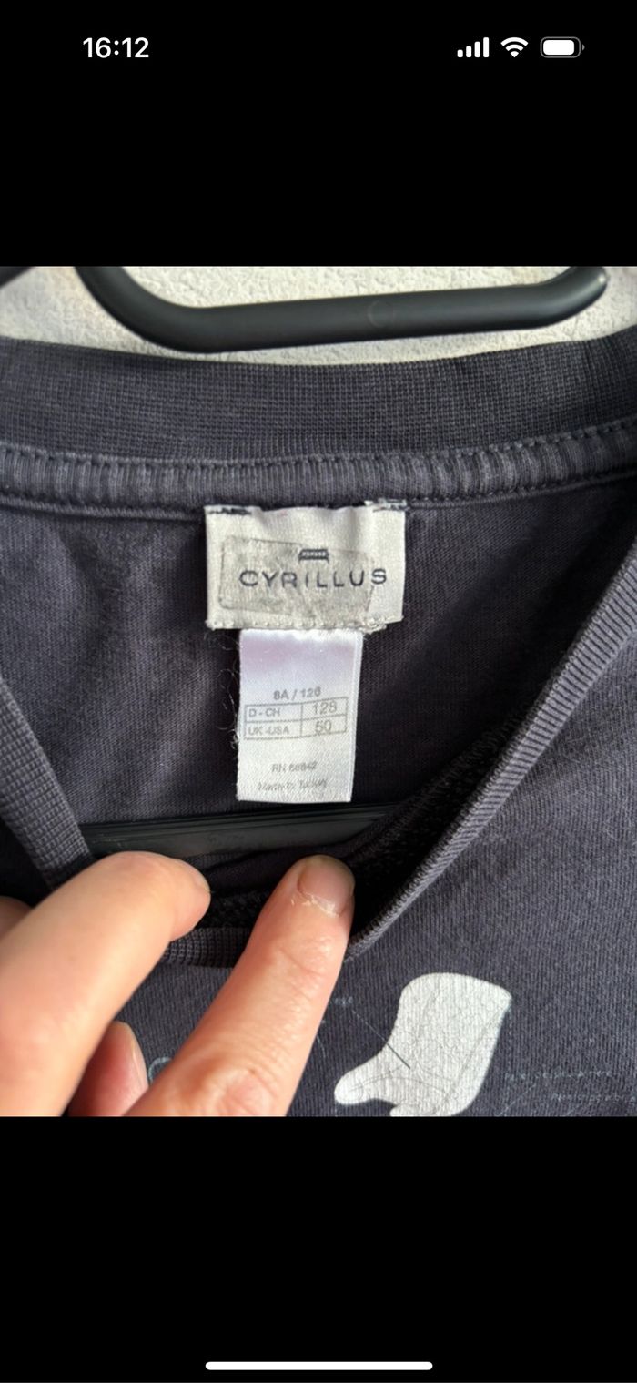 Tee shirt cyrillus taille 8 ans - photo numéro 3