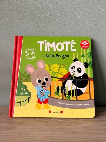 Livre Timoté va au zoo 