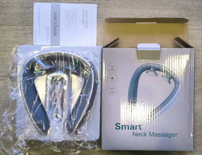 Masseur cervical cou, masseur électrique pour cou, 4 modes et 15 niveaux