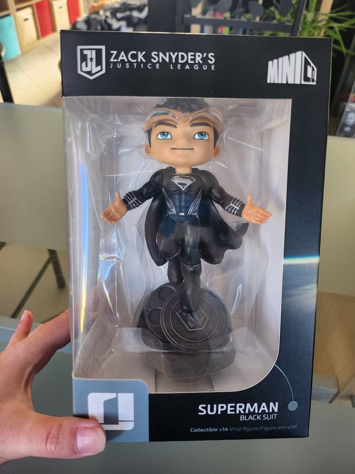 Figurine Superman Black Suit – Zack Snyder’s Justice League – Mini Co (neuve, sous blister)