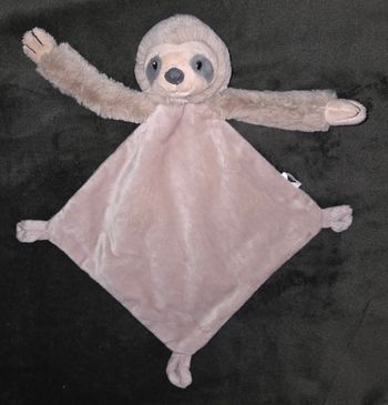 Doudou singe paresseux plat losange- Tex