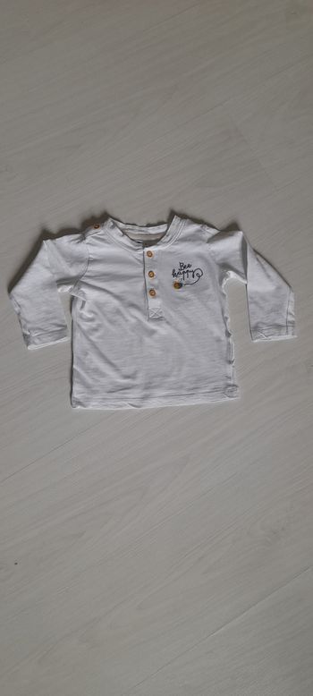 Tee-shirt manches longues T 18 mois