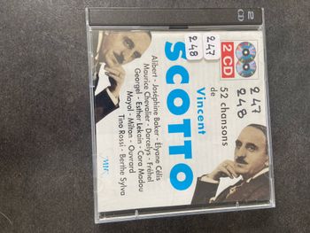 Album (2cd) 52 chansons de Vincent Scotto