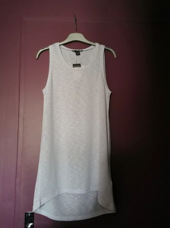 Débardeur blanc long Primark