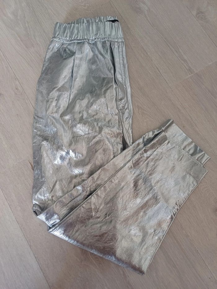 Pantalon argenté