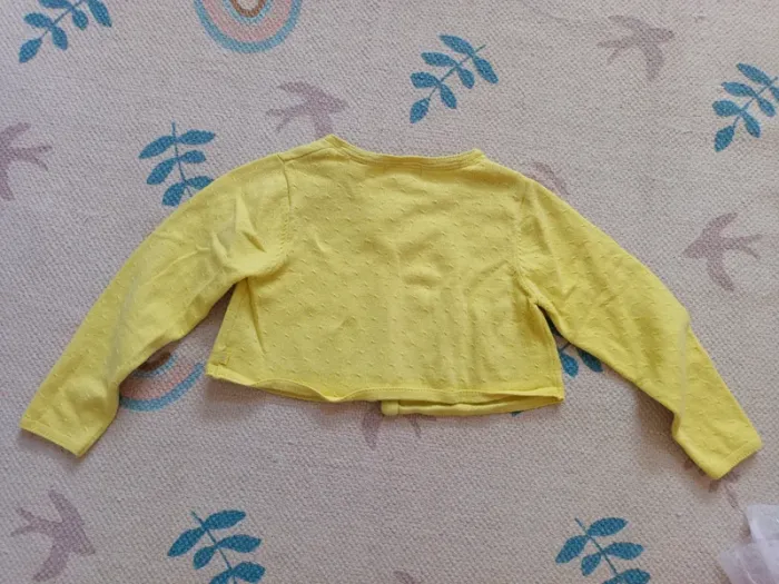 Gilet boléro jaune Okaïdi 5 ans - photo numéro 3