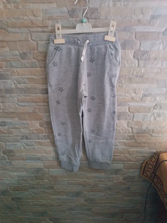 Jogging molleton gris Tissaia 5A