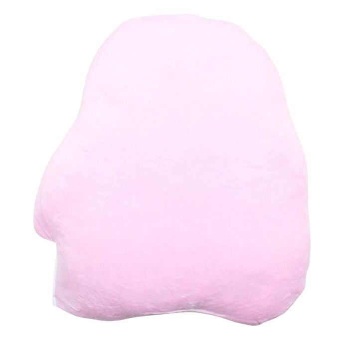 Coussin stitch en velours rose - photo numéro 3