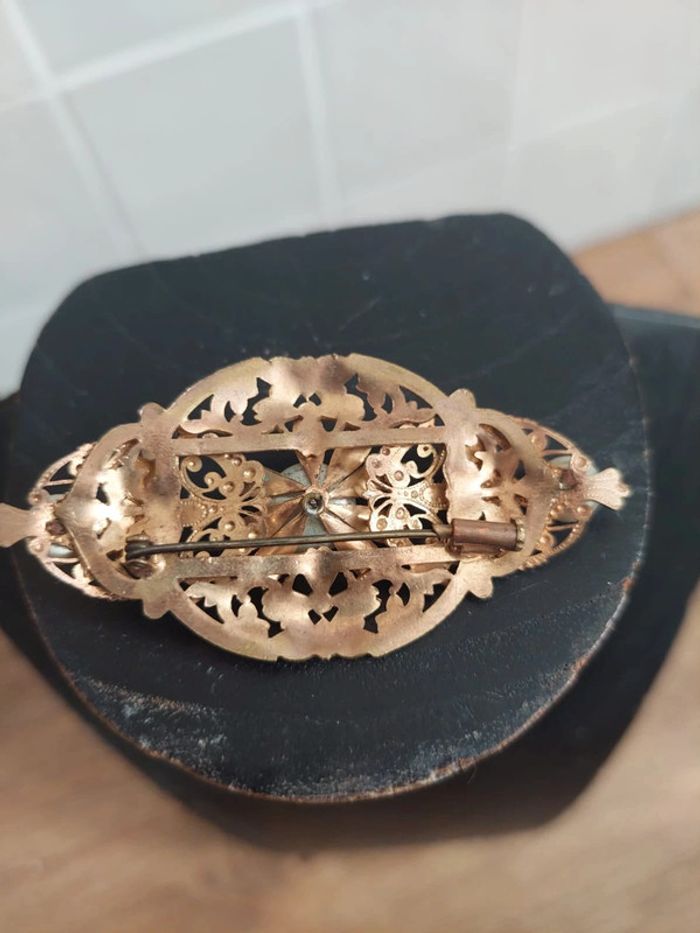 Jolie broche fantaisie art deco vintage - photo numéro 3