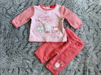 Ensemble bébé fille NEUF - 3 mois
