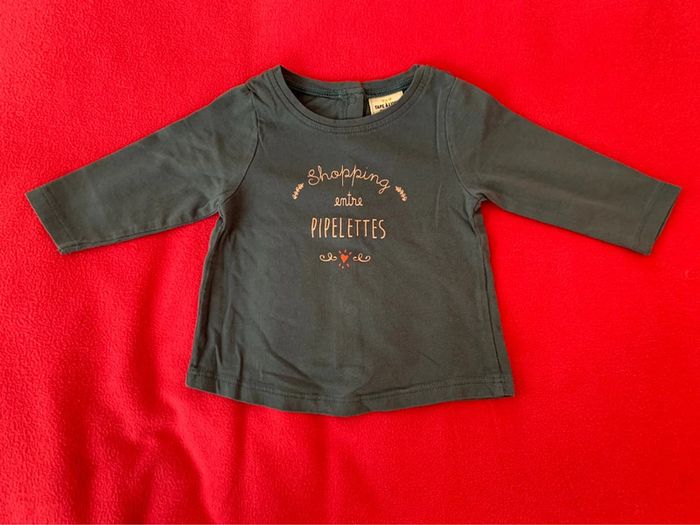 Blouse longues manches TAO 3 mois - 59 cm