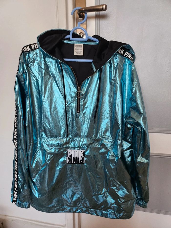 Veste coupe vent Victoria secret pink taille S - photo numéro 3