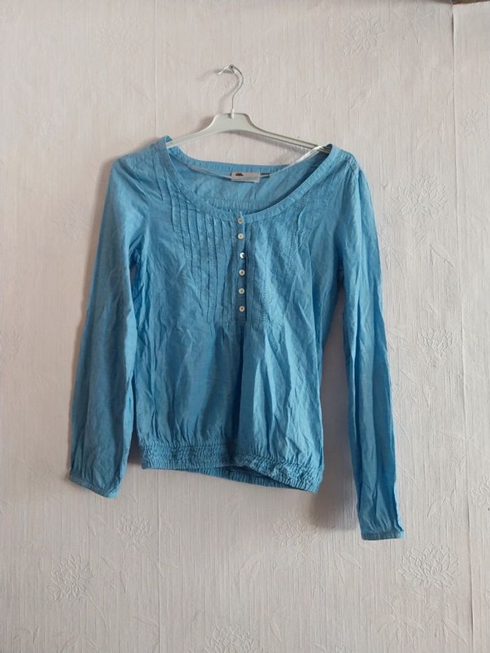 Blouse bleu taille M