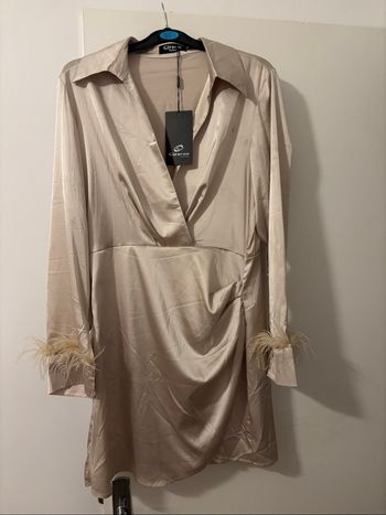 Robe satinée