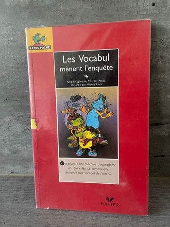 Livre Les Vocabul mènent l’enquête