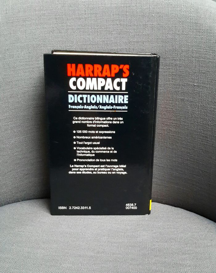 Dictionnaire Harrap's Compact Français Anglais - photo numéro 3