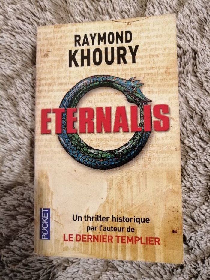 Thriller Eternalis de Raymond Khoury en bon état