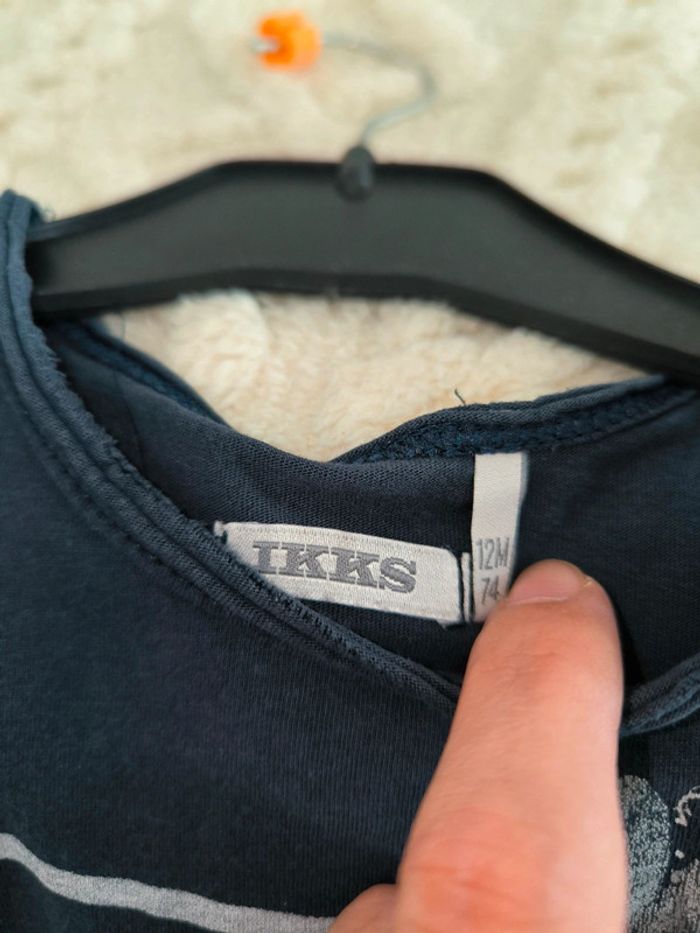 Top fille IKKS marinière - photo numéro 5