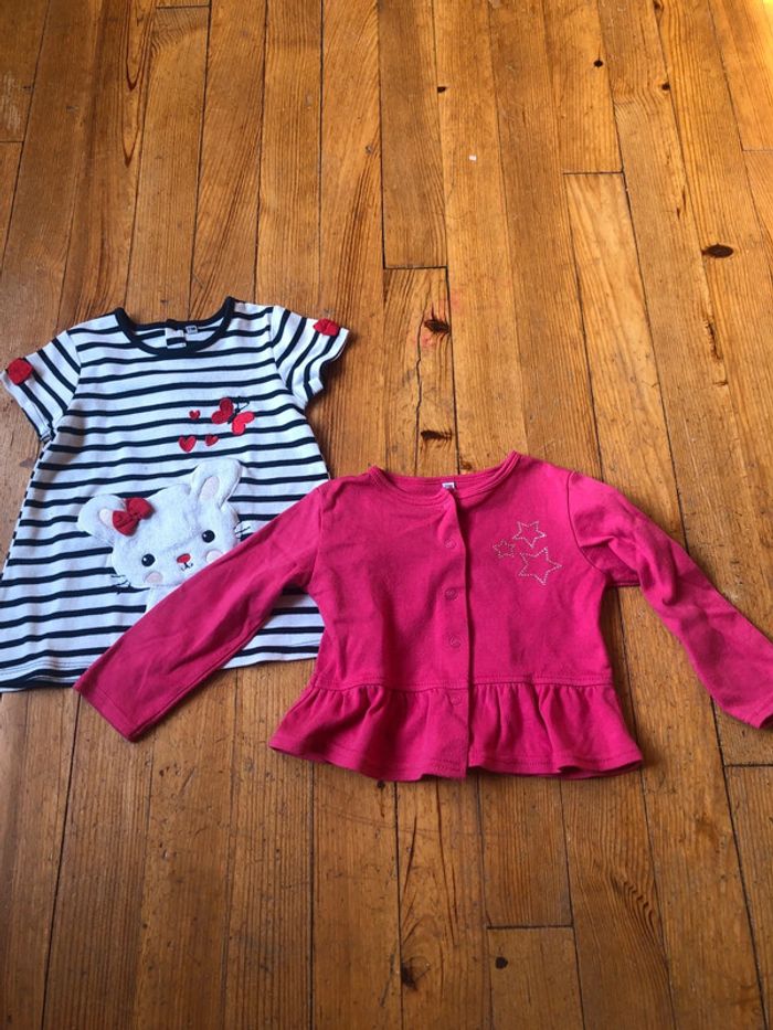 Lot teeshirt 23 mois