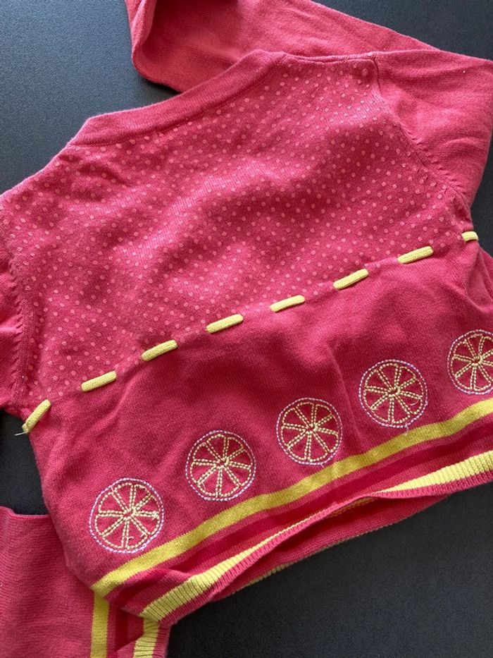 Gilet haut vêtement pull orchestra 8 ans fille - photo numéro 5