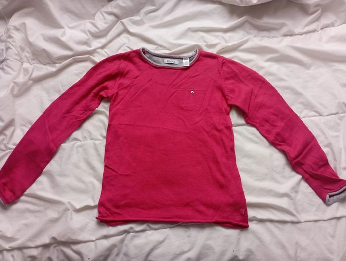 Pull rose manches longues Okaïdi 10 ans 5€ neuf