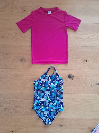 Maillot de bain tee-shirt uv