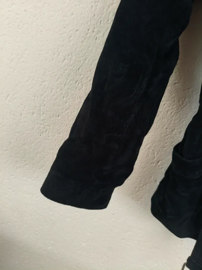 Manteau en cuir - vintage dressing - taille 42 - photo numéro 2