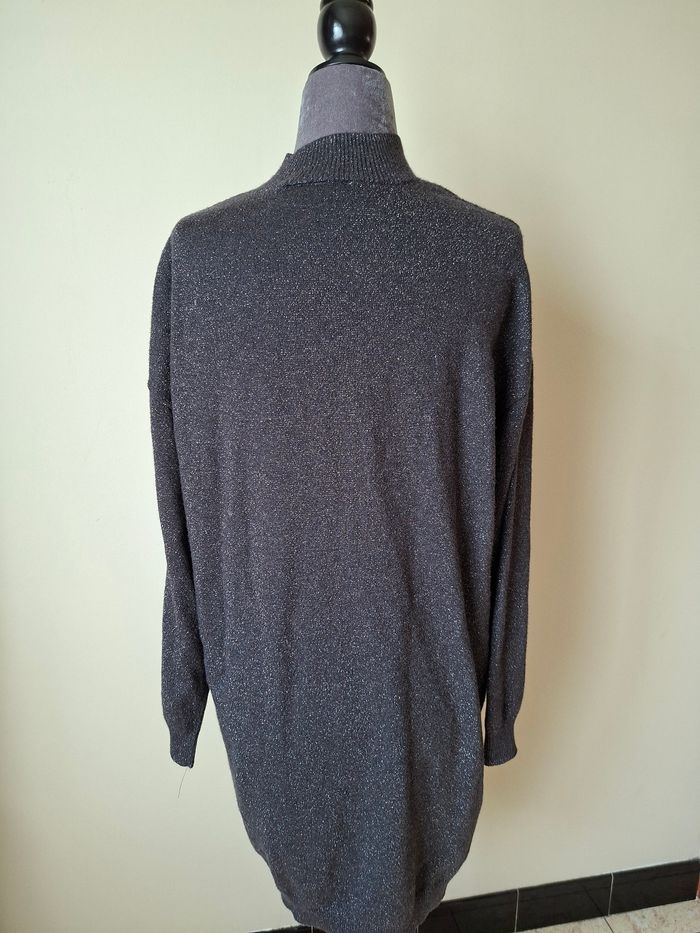 Robe pull noire paillettée taille 42 kiabi - photo numéro 4