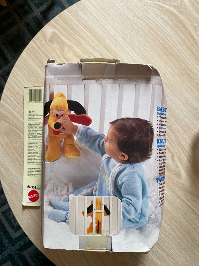 Peluche doudou vintage pluto - photo numéro 3