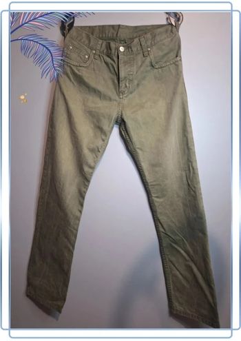 Jeans carhartt homme slim  kaki taille 39/40,  W30L32