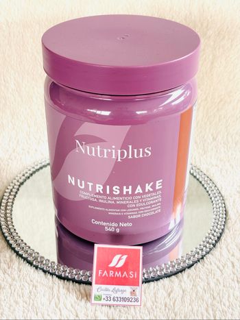 Nutrishake Farmasi Nutriplus 540g sabor chocolate