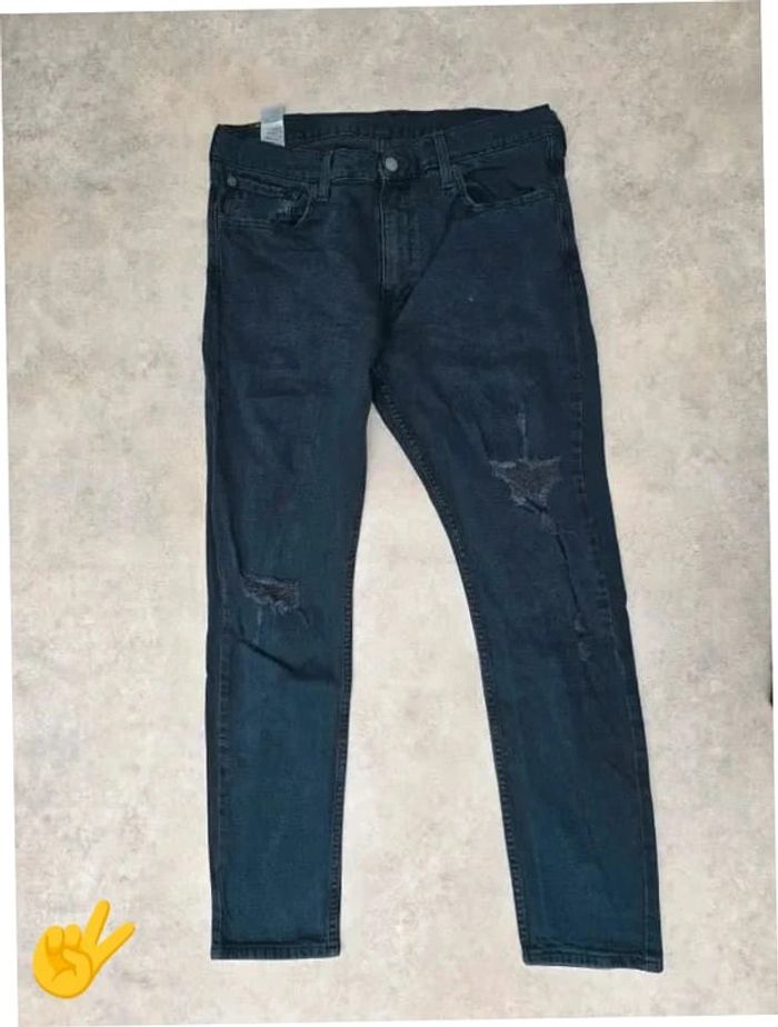 Jeans Levi's Skinny taper W38 FR48 L30 coupe skinny bleu Homme Men pan357b - photo numéro 3